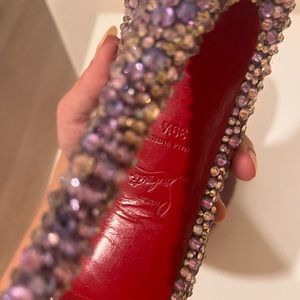 Christian Louboutin lilac suede heels 39.5